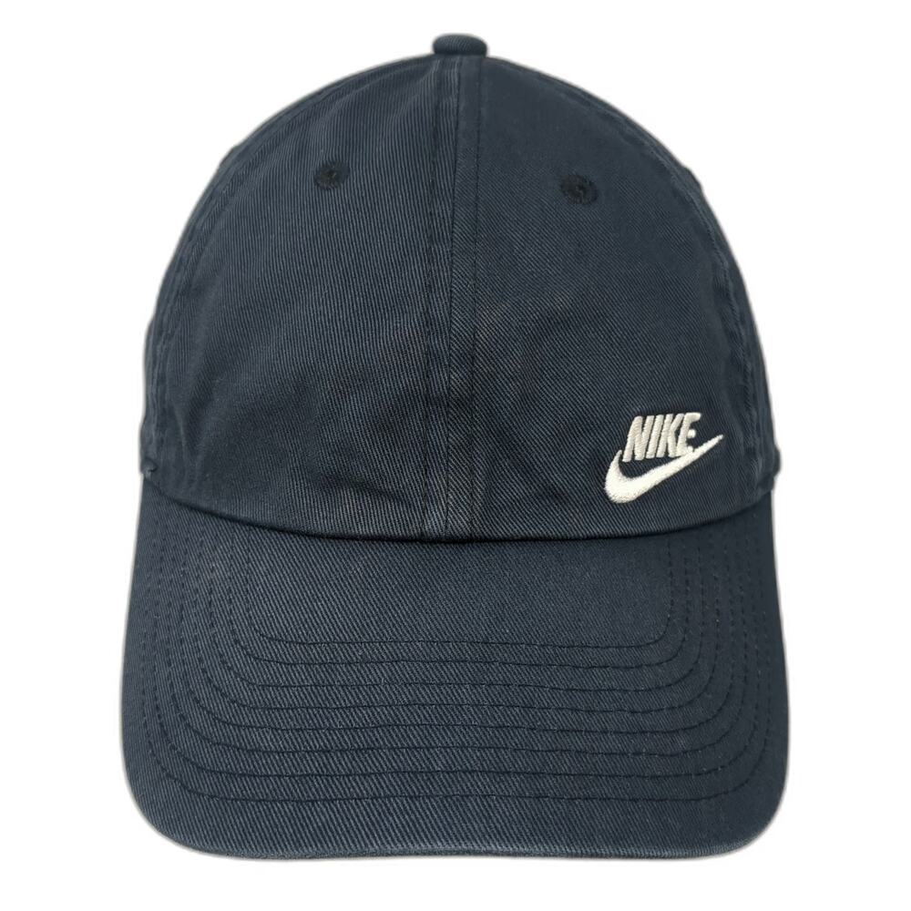 Nike Baseball Cap Blue One Size Adjustable Embroidered Slideback Cotton hat